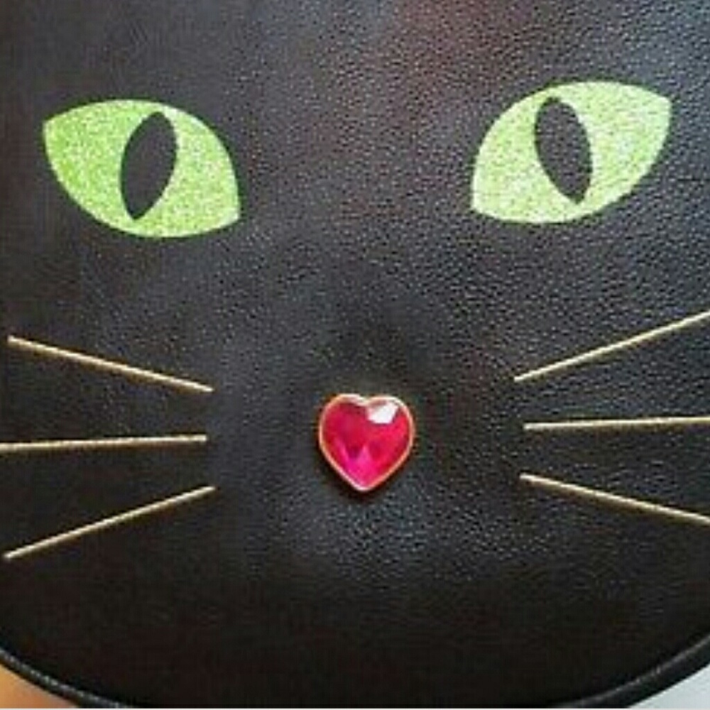 🚫SOLD🛇 Betsy Johnson Black Cat purse/lunch - Picture 2 of 8